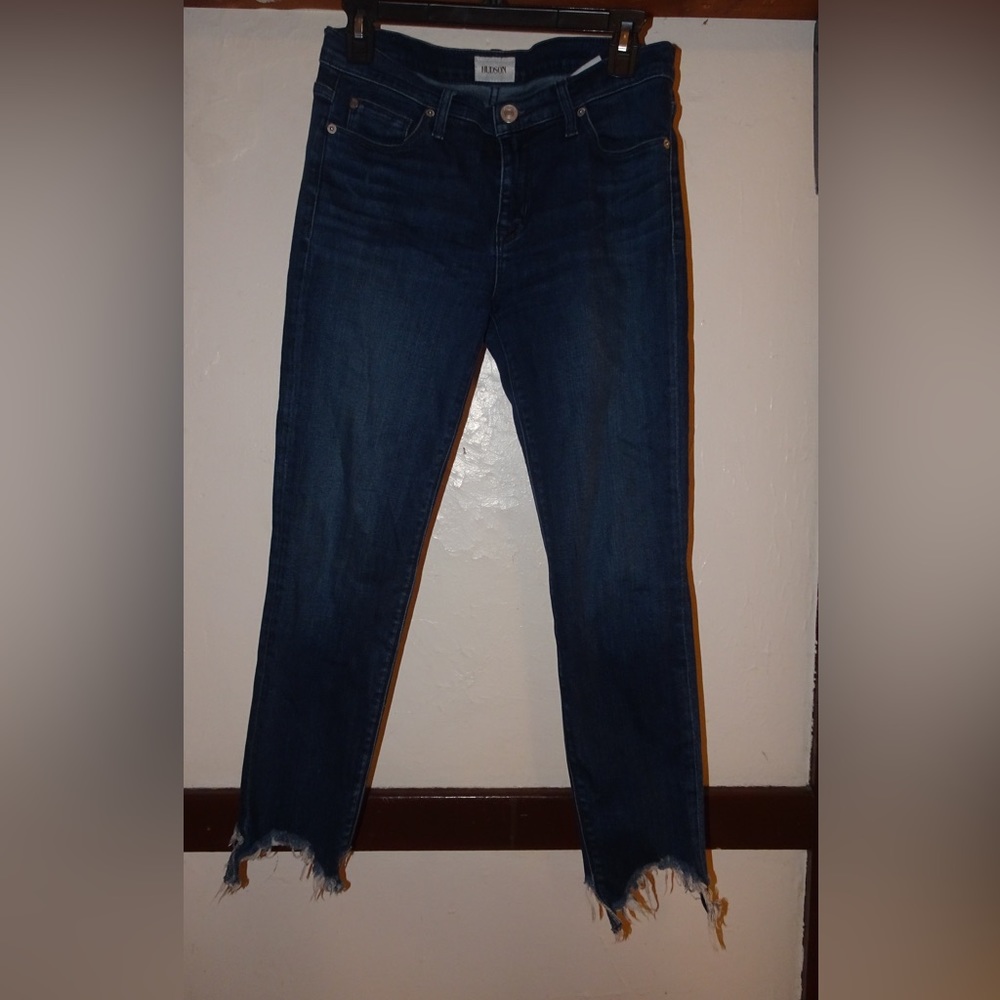 Mid-Rise Dark Wash Skinny Jeans